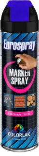 Eurospray barva značkovací Colorlak 500 ml modrá fluorescentní